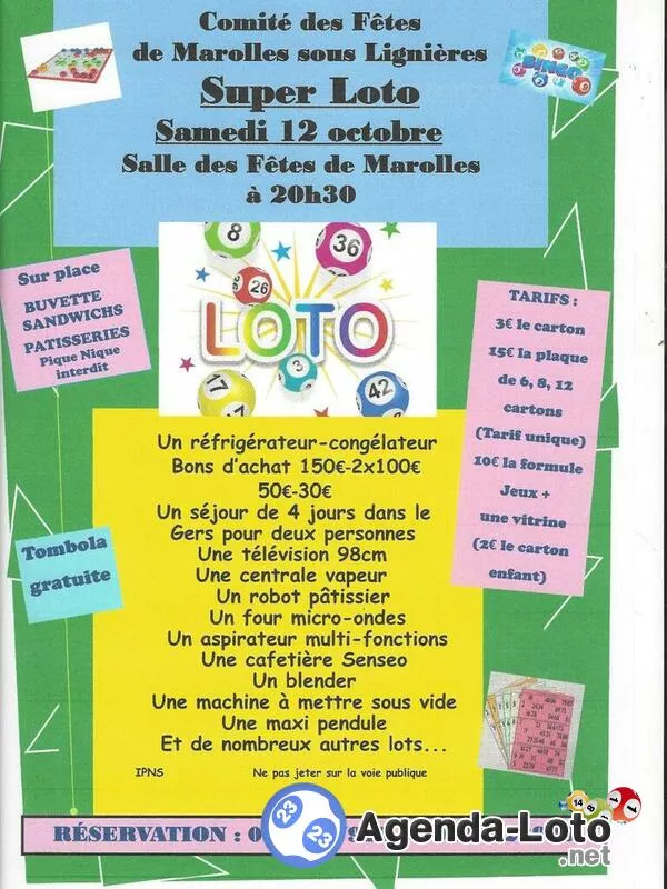 Super Loto du Comité des Fêtes