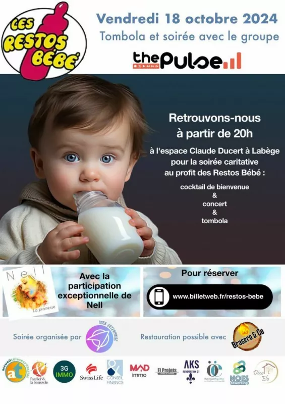 Soirée Caritative pour l'Association Restos Bébé