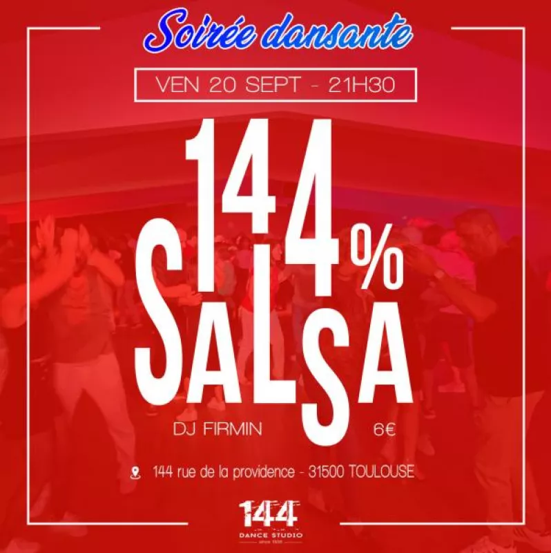 Soirée Dansante 144% Salsa