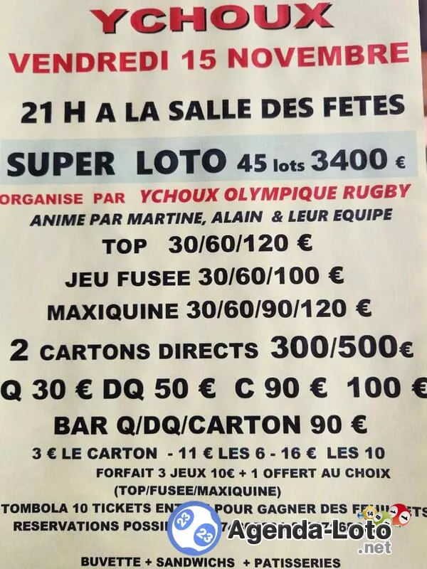 Super Loto Ychoux Olympique Rugby