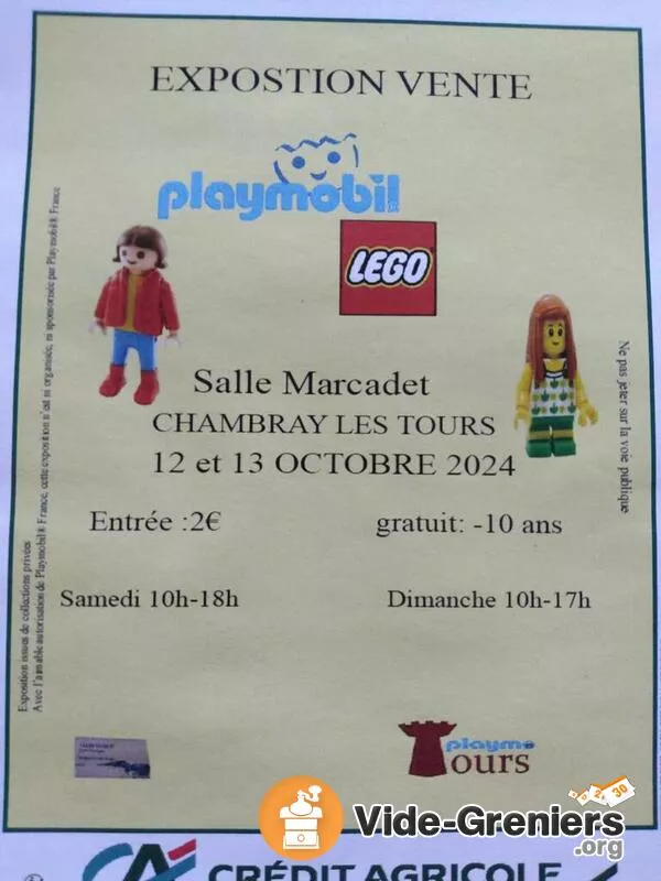 Exposition Vente Playmobil et Lego