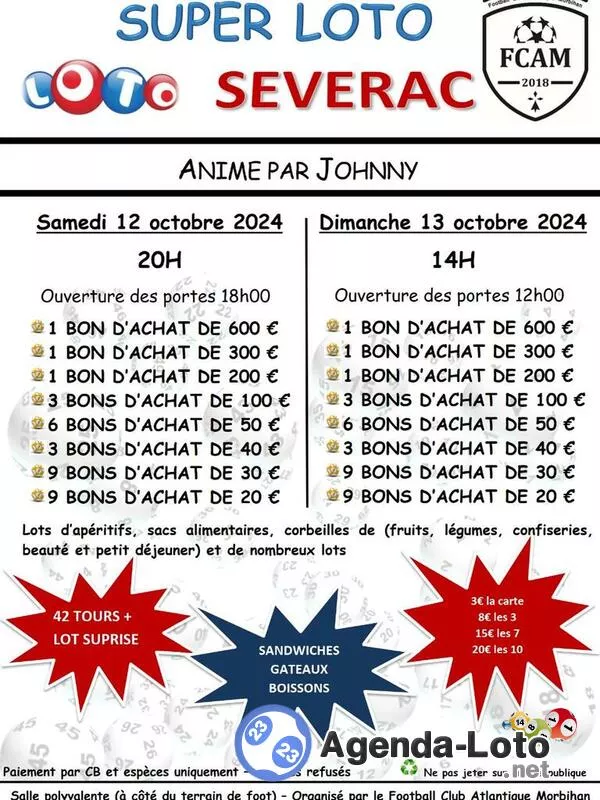 Super Loto Sévérac Animé par Johnny