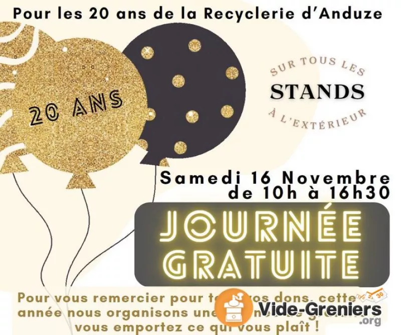 Journée Gratuite de la Recyclerie d'Anduze