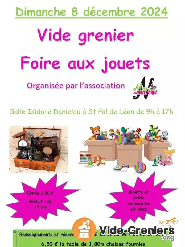 Vide Grenier ,Foire Aux Jouets et Vêtements