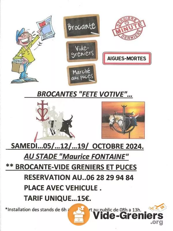 Brocante-Vide Greniers et Puces dans les Allees du Stade