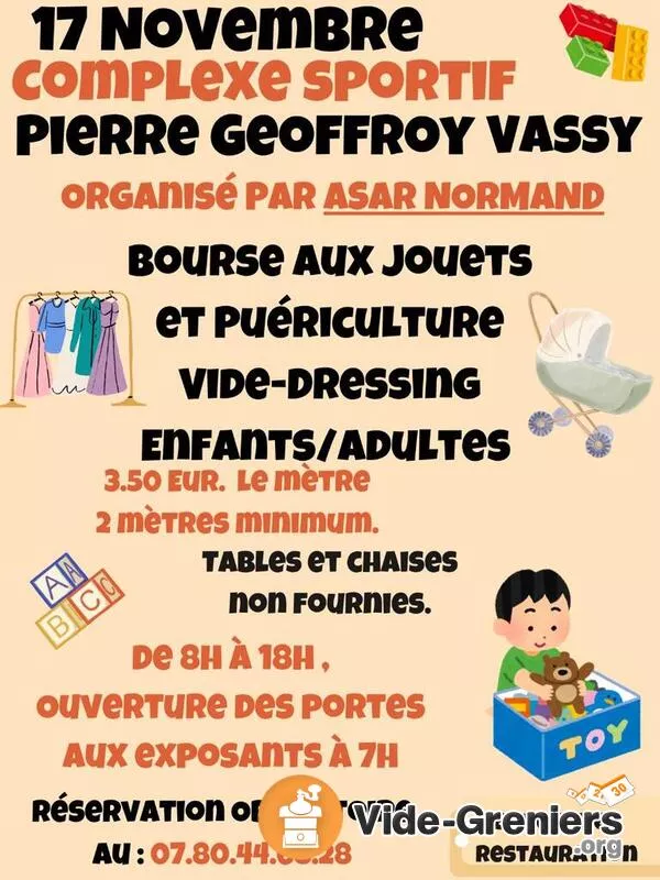 Bourse Aux Jouets Puericulture Vide Dressing Adulte Enfant