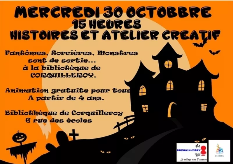 Histoires et Ateliers Créatifs pour Halloween