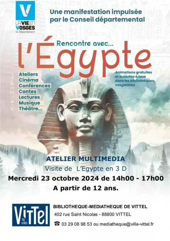 Rencontre avec l'Egypte-Atelier Multimédia