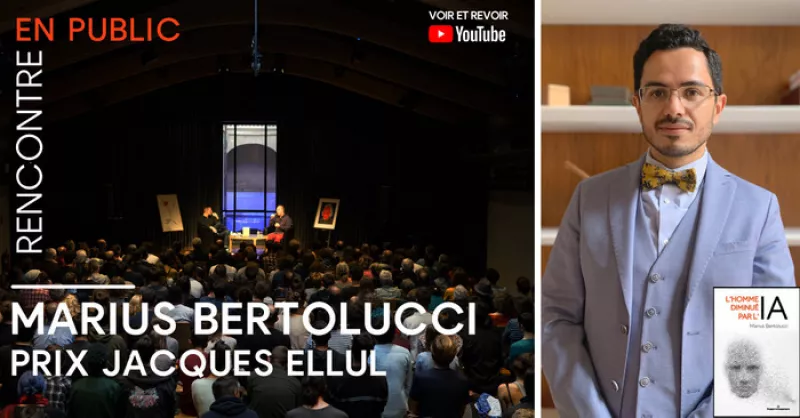 Remise du Prix Jacques Ellul : Marius Bertolucci