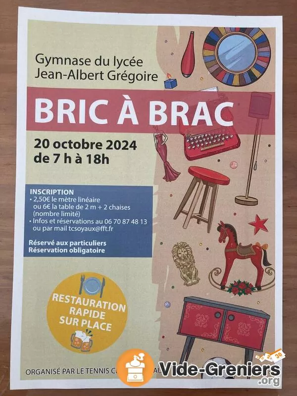 Bric à Brac Annuel du Tennis Club de Soyaux