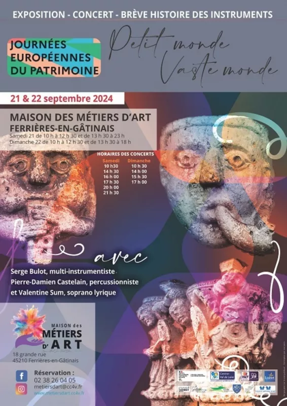 Journées Européennes du Patrimoine : Exposition-Concert «Petit Monde, Vaste Monde»