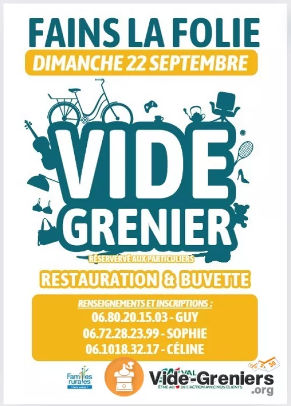 Vide Grenier à Fains la Folie