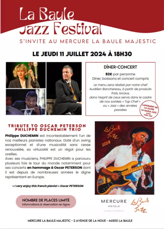 La Baule Jazz Festival s'Invite au Mercure Majestic
