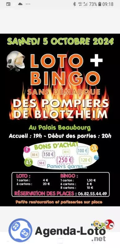 Loto de l'Amicale des Sapeurs-Pompiers de Blotzheim