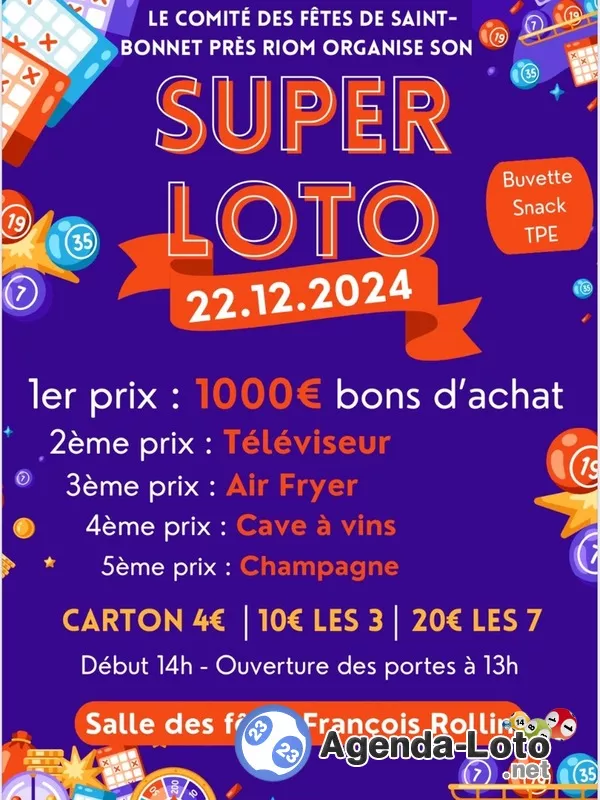 Super Loto du Comité des Fêtes