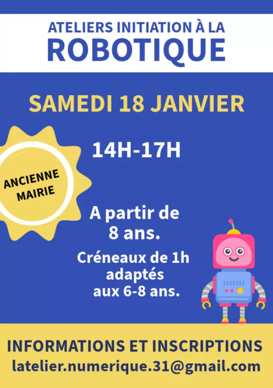 Ateliers Initiation à la Robotique