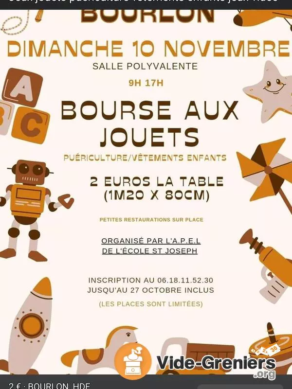 Bourse Aux Jouets, Puériculture, Vêtements Enfants, Jeux Vid