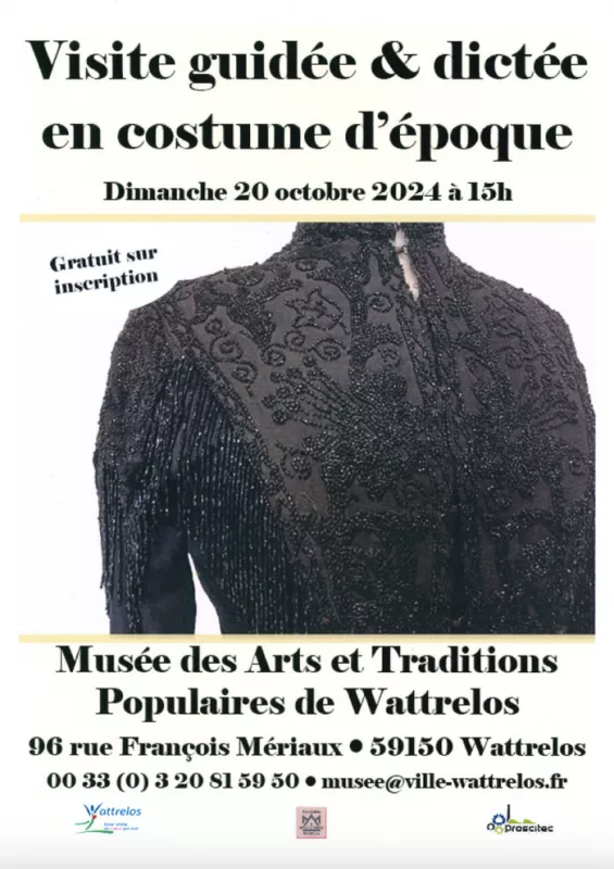 Complet-- Visite Guidée & Dictée en Costume d'Époque