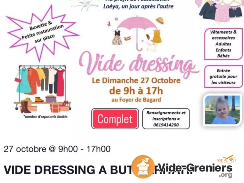 Vide Dressing au Profit de Loéya