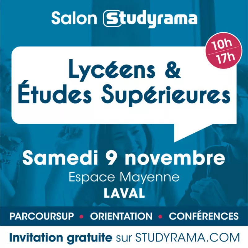 Salon Studyrama des Lycéens et des Etudes Supérieures de Laval