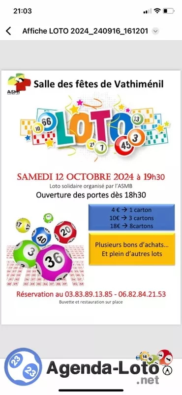 Loto de L’asmb