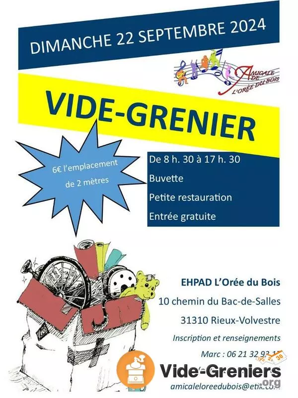 Vide Grenier : Ephad l'Orée du Bois