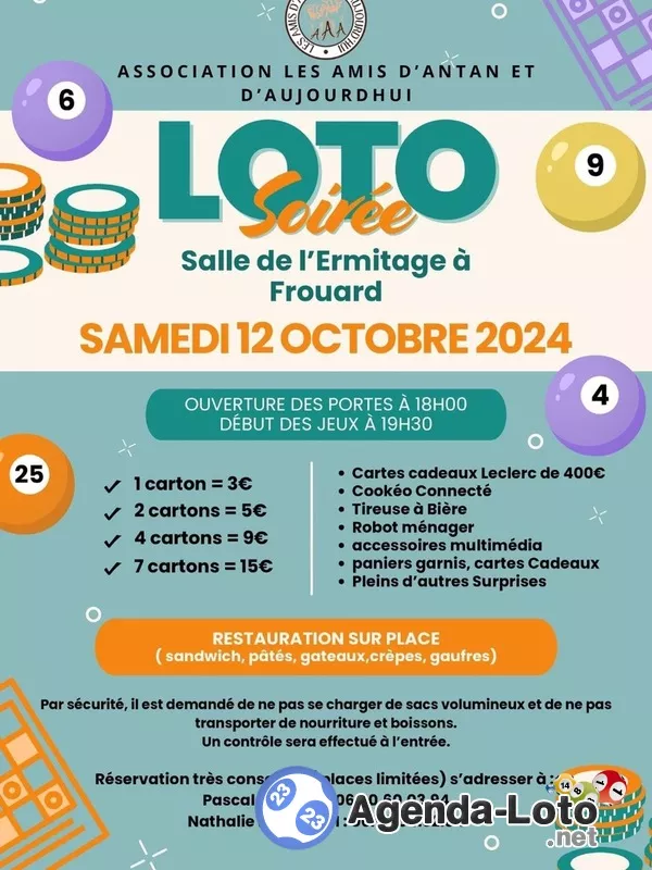 Loto les Amis D’antan et D’aujourd’hui