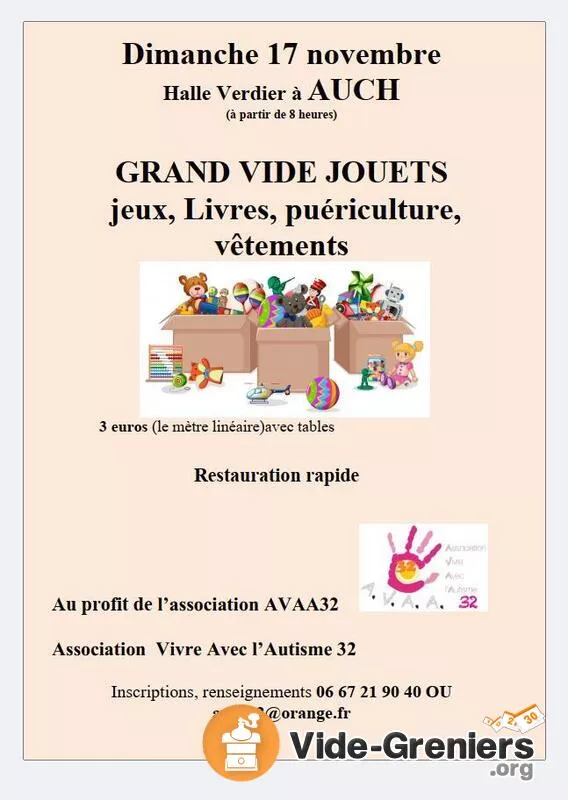 Vide Jouets-Jeux-Puériculture-Vêtements