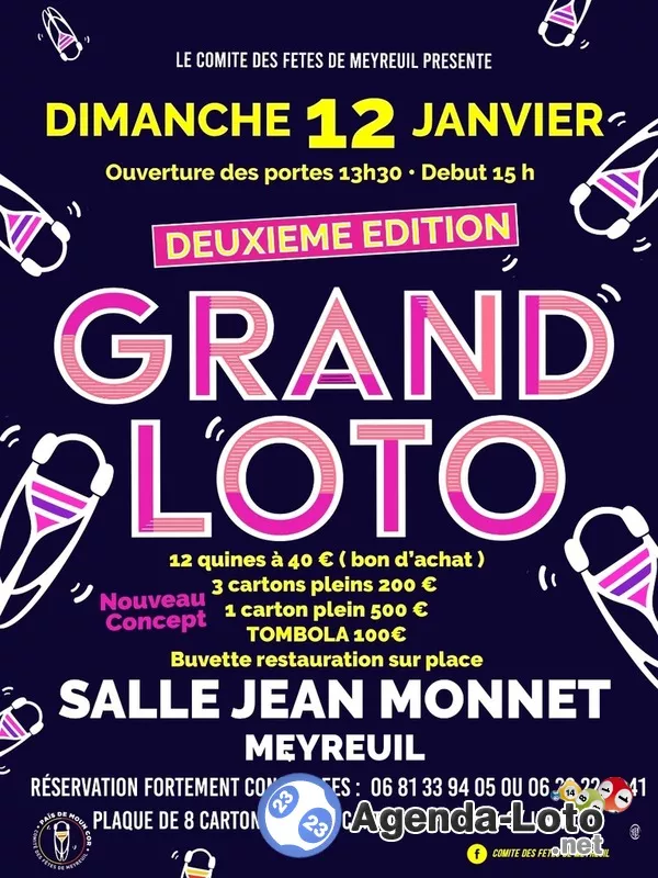 Grand Loto du Comité des Fêtes Meyreuil