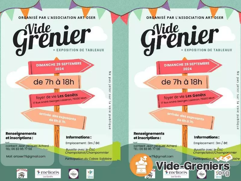 Vide Grenier Organisé par l'Association Art'Oser