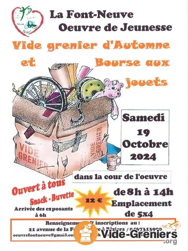 Vide Grenier d'Automne et Bourse Aux Jouets