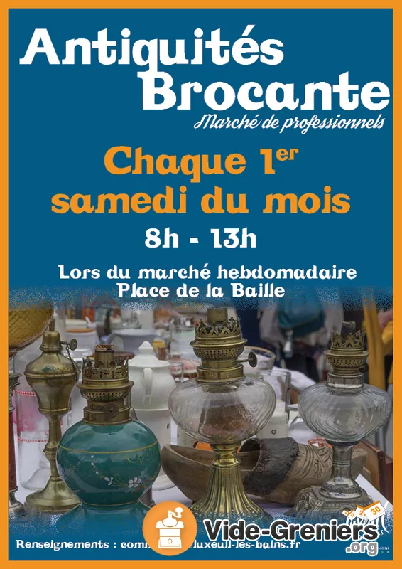 Le Marché des Brocanteurs à Luxeuil-les-Bains