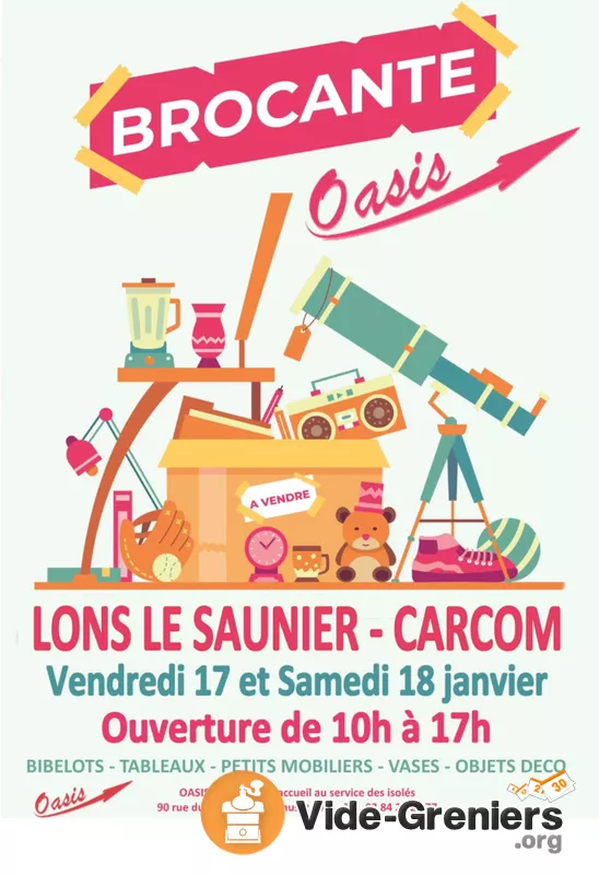 Brocante d'Oasis au Carcom