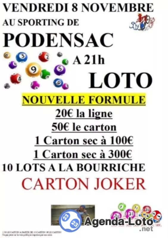 Loto du Sjl Racing