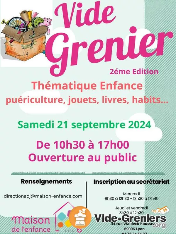 Vide Grenier Enfance et Petite Enfance