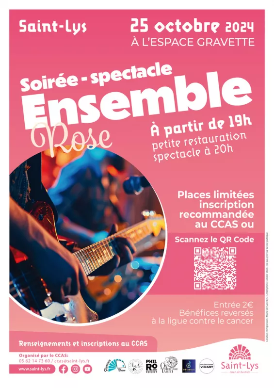 Soirée-Spectacle «Ensemble Rose» à Saint-Lys