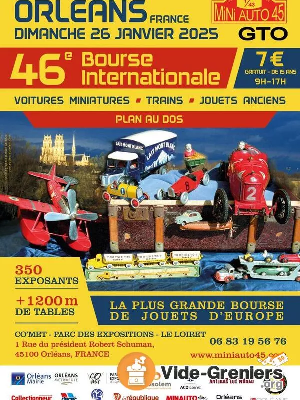 46E Bourse de Voitures Miniatures, Trains et Jouets Anciens