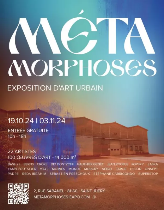 Métamorphoses – une Expo D’art Urbain Xxl à Saint -