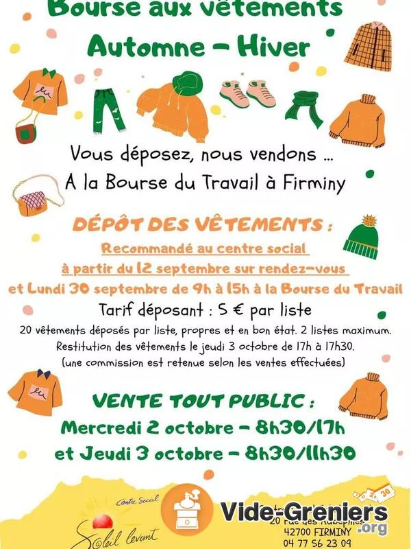 Bourse Aux Vêtements Automne-Hiver