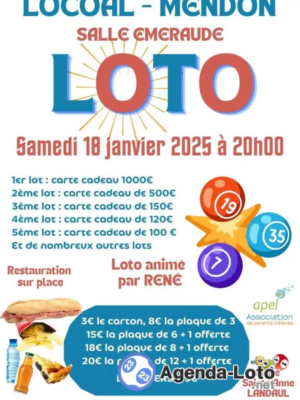 Loto Ecole Sainte Anne Landaul