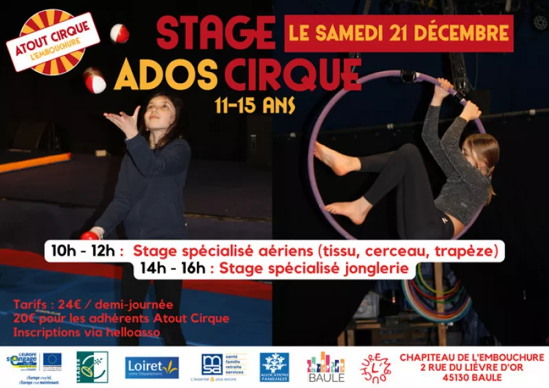 Stage Ados Atout Cirque