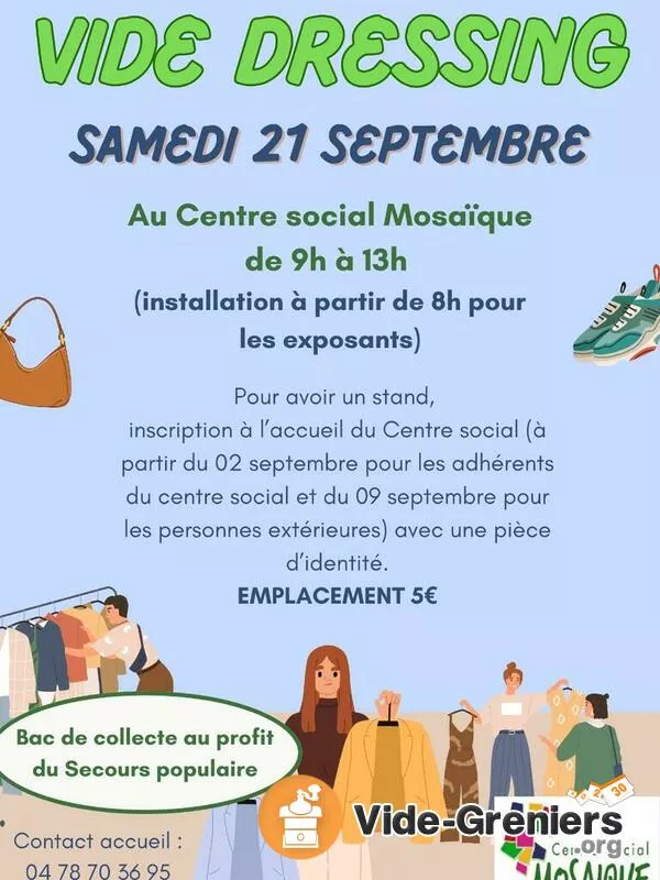 Vide Dressing du Centre Social Mosaïque