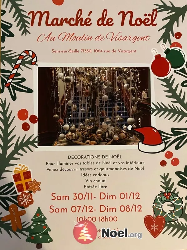 Marché de Noël au Moulin de Visargent