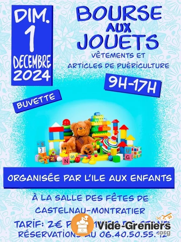 Bourses Aux Jouets , Vêtements et Matériels de Puériculture