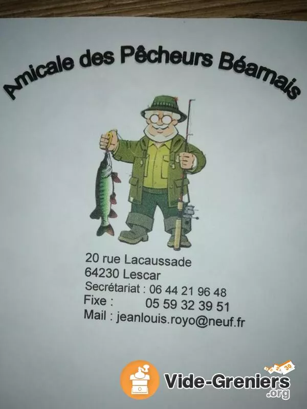 Vide Grenier de l'Amicale des Pêcheurs Béarnais de Lescar