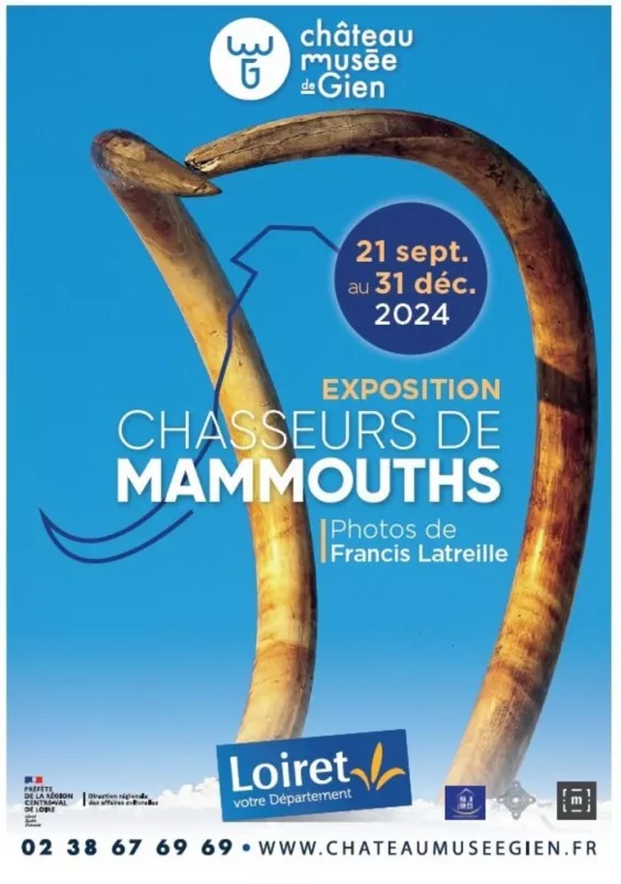 Exposition Chasseurs de Mammouths au Château Musée de Gien