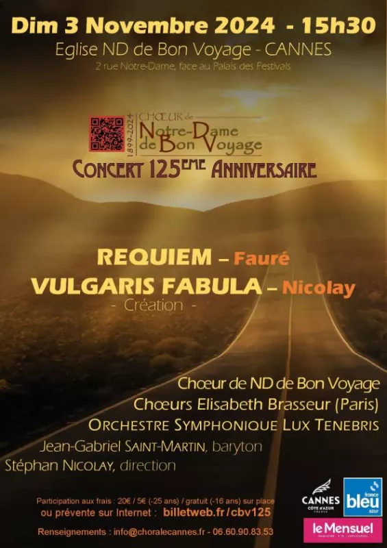 Concert des 125 Ans du Choeur Nd de Bon Voyage