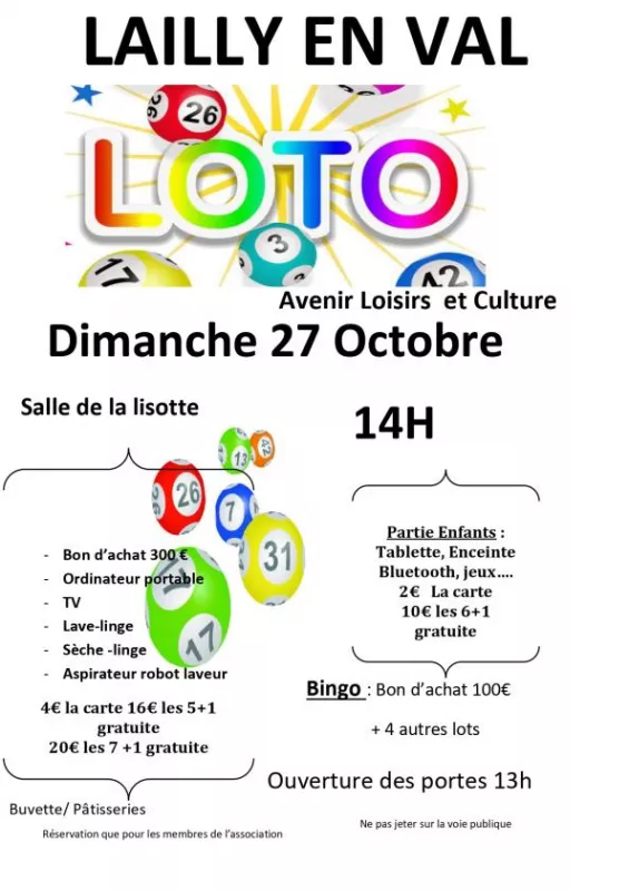 Loto Avenir Loisirs et Culture