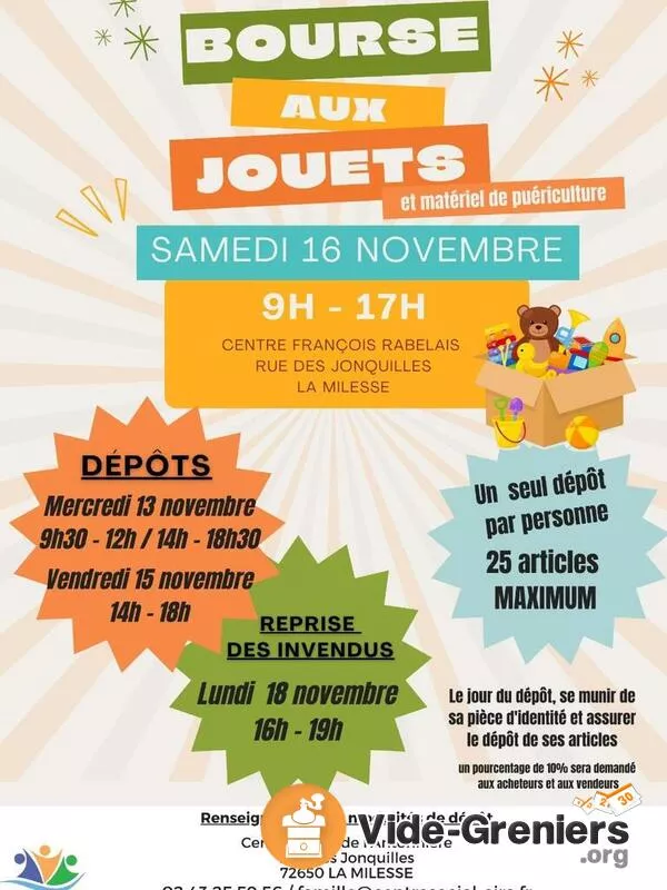 Bourse Aux Jouets et Matériel de Puericulture