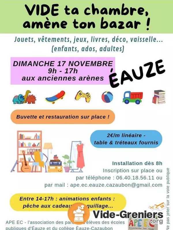 Vide Ta Chambre, Amène Ton Bazar